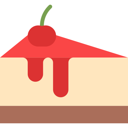 tarta de queso Generic color fill icono