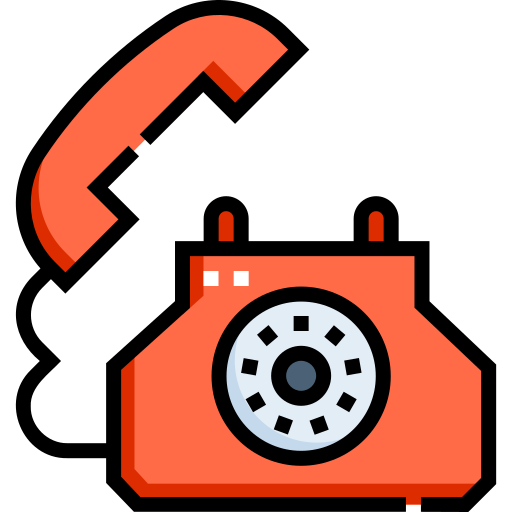 telefon Detailed Straight Lineal color ikona