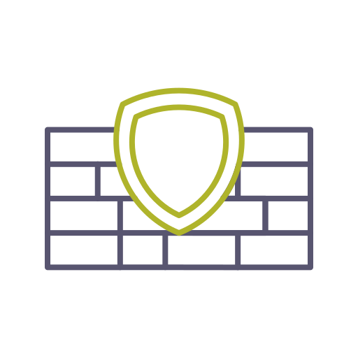 firewall Generic color outline icon