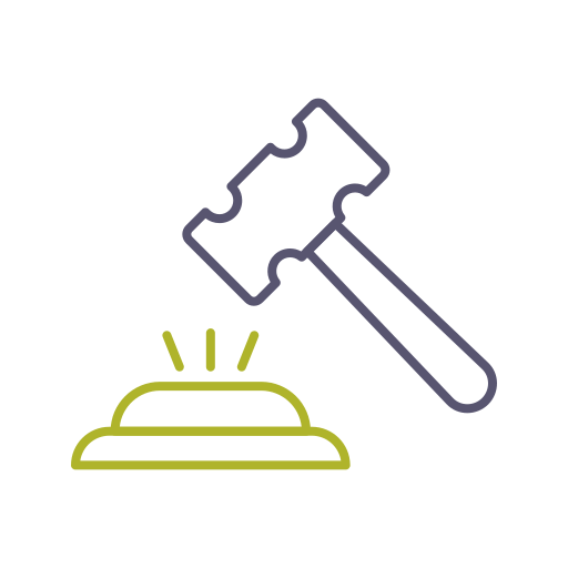 Gavel Generic color outline icon