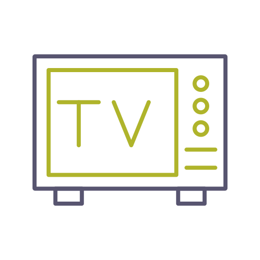 tv Generic color outline icoon