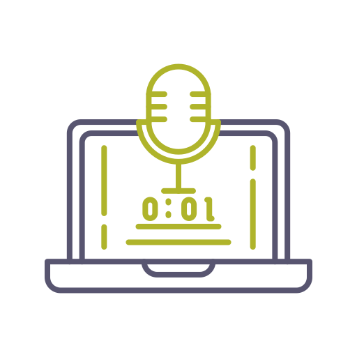 Voice recording Generic color outline icon