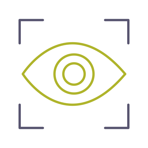 scansione dell'occhio Generic color outline icona