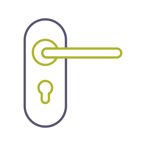 Door lock Generic color outline icon