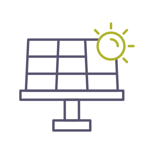 Solar Energy Generic color outline icon