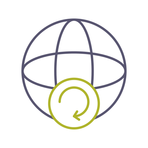 지구 Generic color outline icon