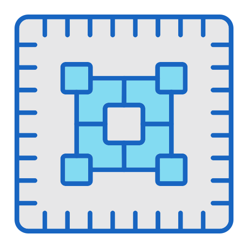 microchip Generic color lineal-color Ícone