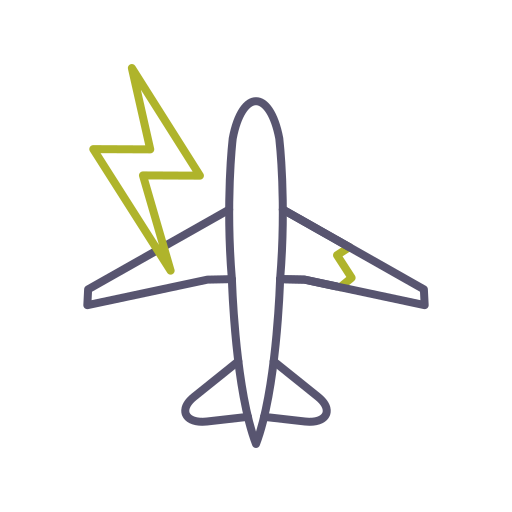 飛行機 Generic color outline icon