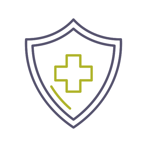 seguro de salud Generic color outline icono
