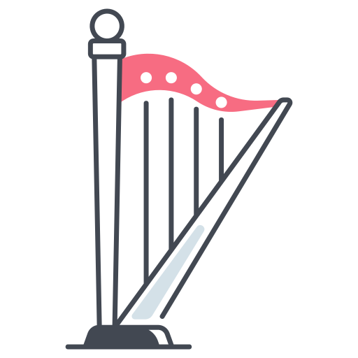 harfa Generic color lineal-color ikona