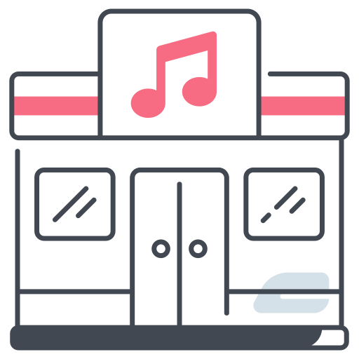 music store Generic color lineal-color icon