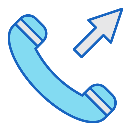 Outgoing call Generic color lineal-color icon