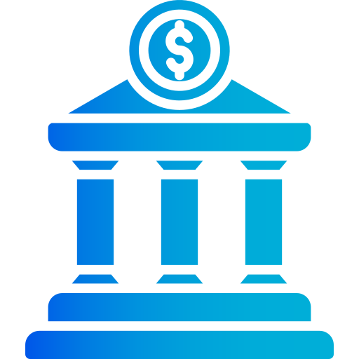 banca Generic gradient fill icona