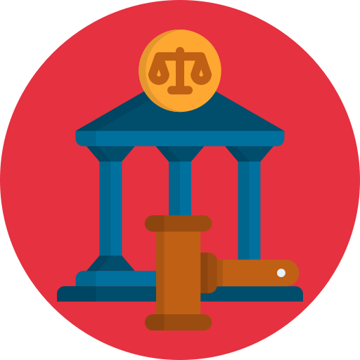 rechtbank Generic color fill icoon