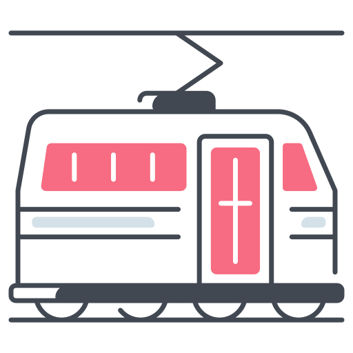tram Generic color lineal-color icon