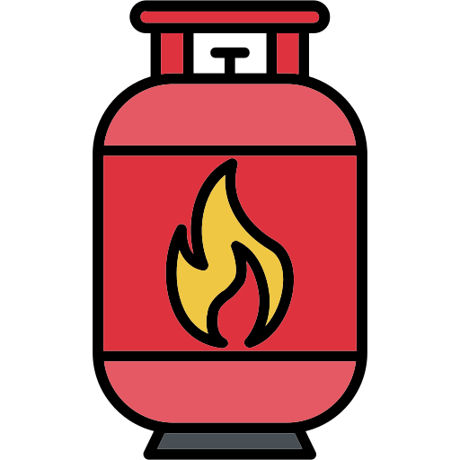 Gas cylinder Generic color lineal-color icon