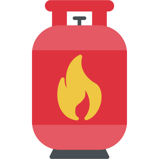 Gas cylinder Generic color fill icon
