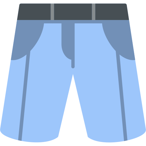 pantalones cortos Generic color fill icono