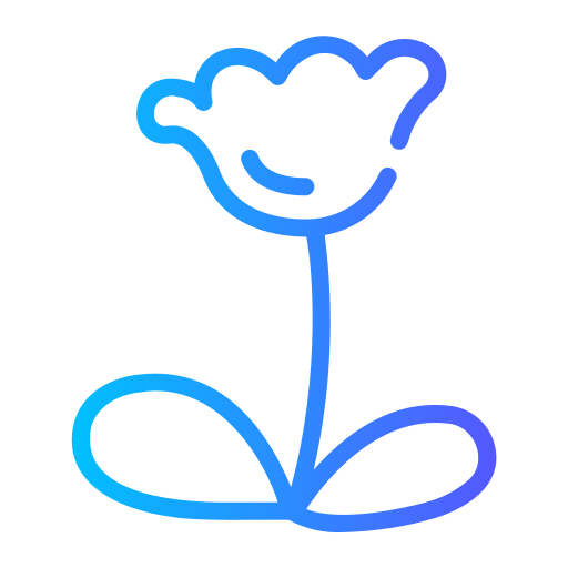 꽃들 Generic gradient outline icon