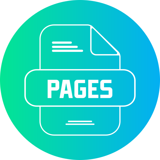 Pages Generic gradient fill icon