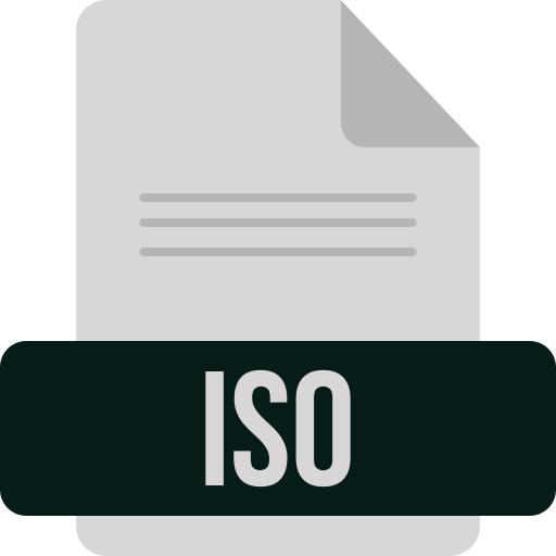 iso 파일 Generic color fill icon