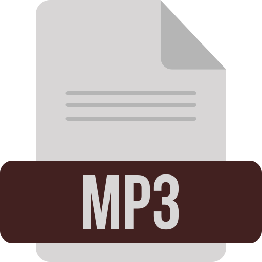 mp3 파일 Generic color fill icon