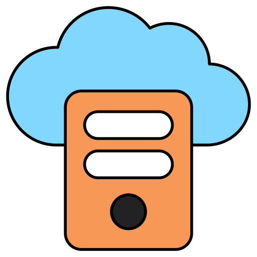 cloud-server Generic color lineal-color icoon