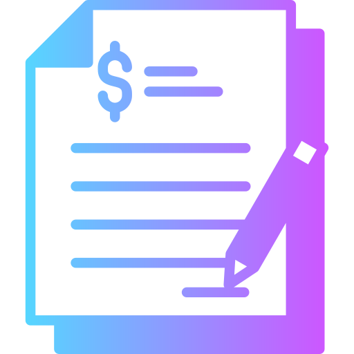 Contract Generic gradient fill icon