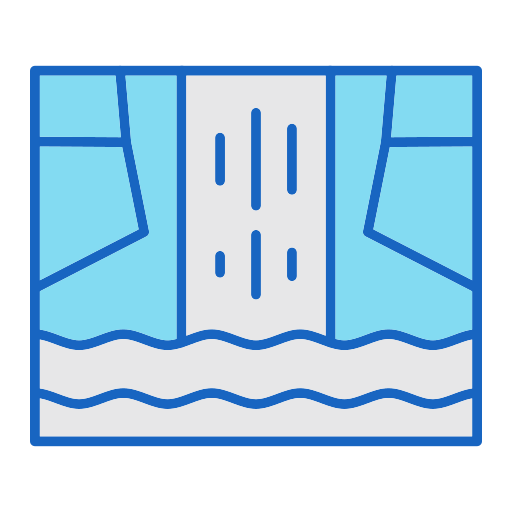 cascada Generic color lineal-color icono