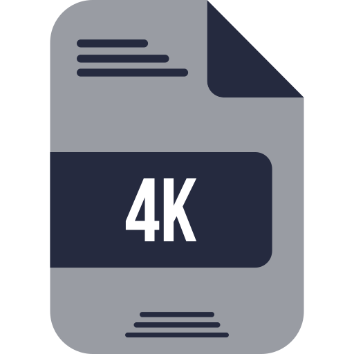 4k Generic color fill icon