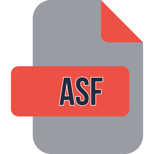 asf 파일 Generic color fill icon