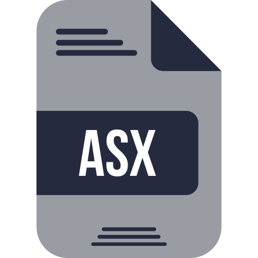 asx-datei Generic color fill icon