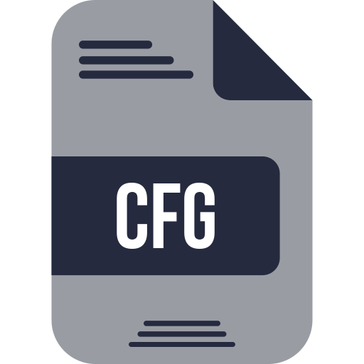 cfgファイル Generic color fill icon