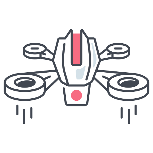 inteligentny dron Generic color lineal-color ikona