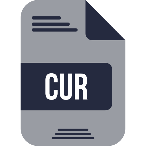 cur 파일 Generic color fill icon