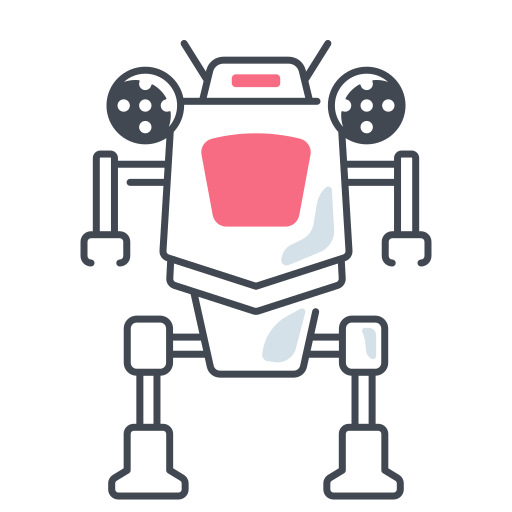 Military robot Generic color lineal-color icon