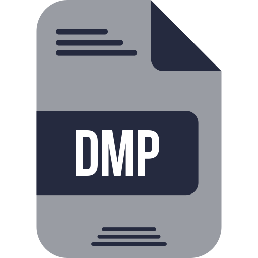 dmp 파일 Generic color fill icon