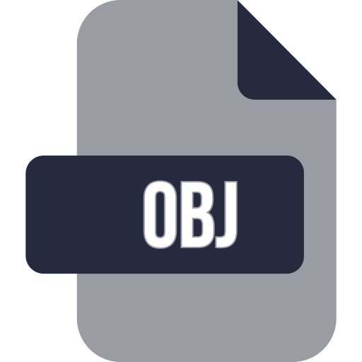 obj 파일 Generic color fill icon