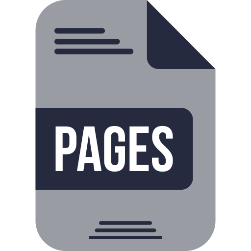 pages-datei Generic color fill icon