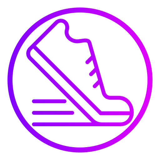 zapato Generic gradient outline icono