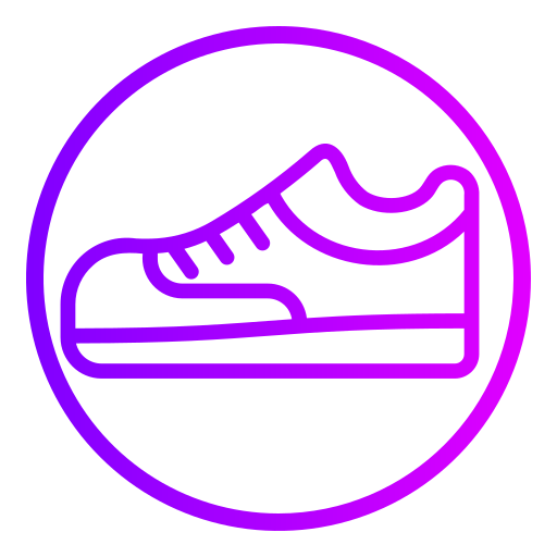 chaussure Generic gradient outline Icône