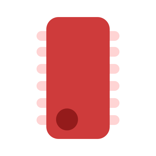 Microcontrolador Generic color fill icono