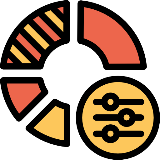 Diagram Kiranshastry Lineal Color Orange icon