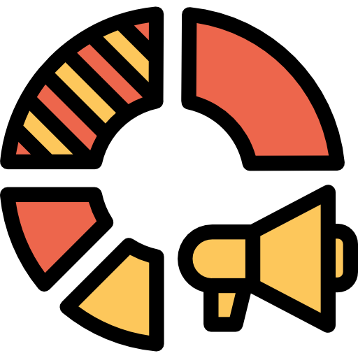 Диаграмма Kiranshastry Lineal Color Orange иконка