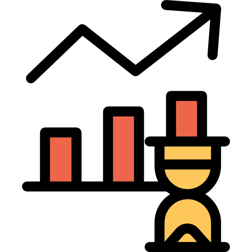 分析 Kiranshastry Lineal Color Orange icon