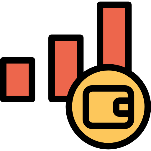 Analytics Kiranshastry Lineal Color Orange icon