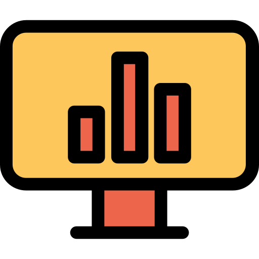 ordenador Kiranshastry Lineal Color Orange icono