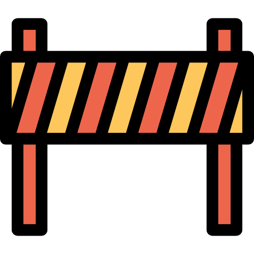 barrière Kiranshastry Lineal Color Orange Icône