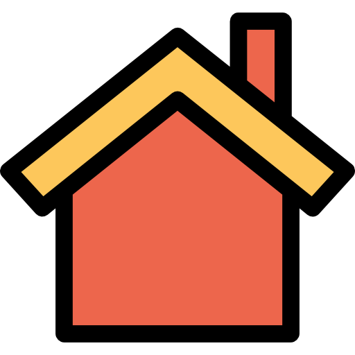 huis Kiranshastry Lineal Color Orange icoon
