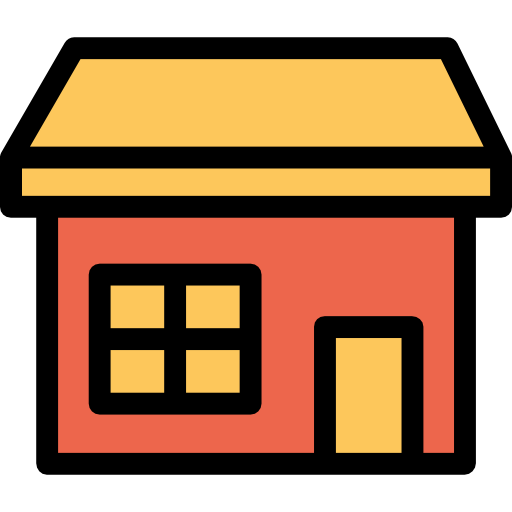 집 Kiranshastry Lineal Color Orange icon